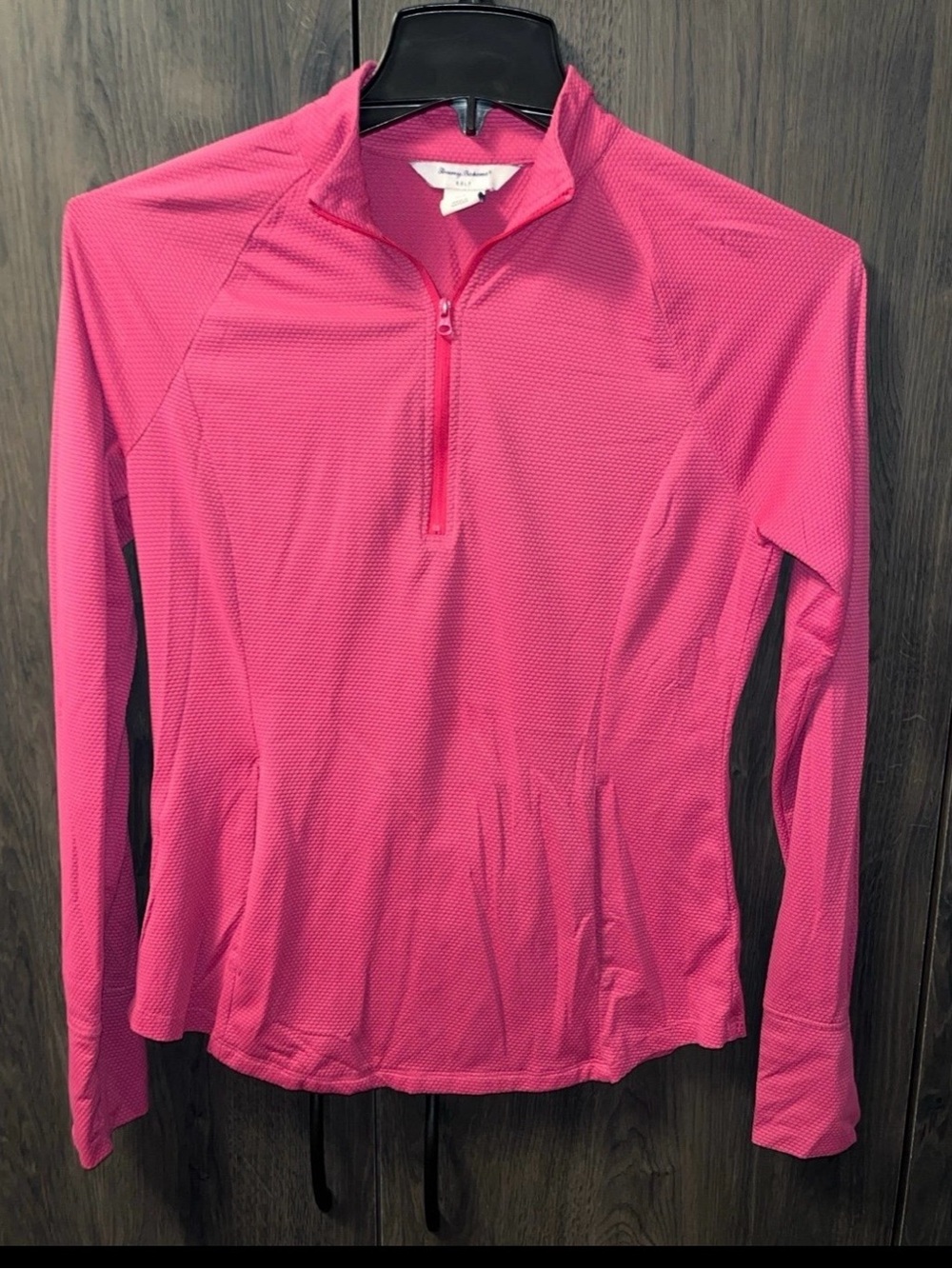Tommy Bahama Pink Long-Sleeve Quarter Zip
